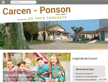 Tablet Screenshot of carcen-ponson.fr